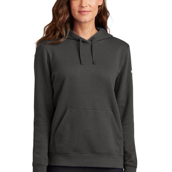 Women's Club Fleece Sleeve Swoosh Pullover Hoodie Thumbnail
