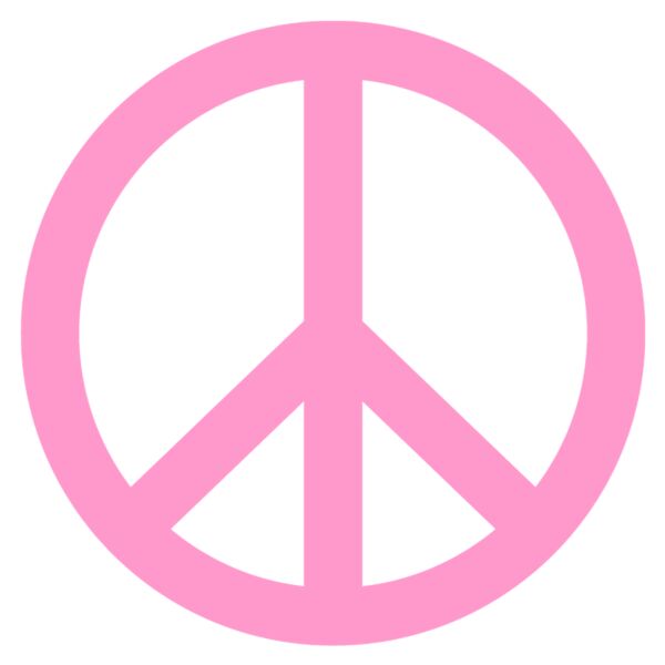 Peace Sign  Pink  Thumbnail