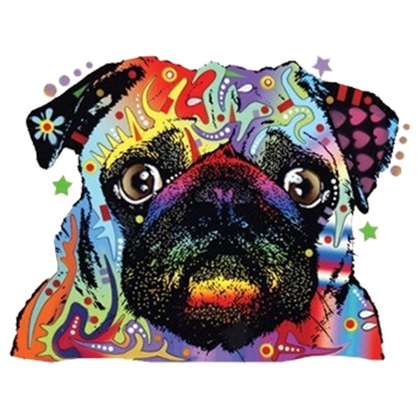 Colorful Pug Thumbnail