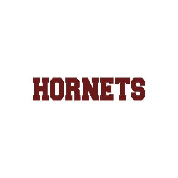 Hornets Stacked  Maroon  Thumbnail