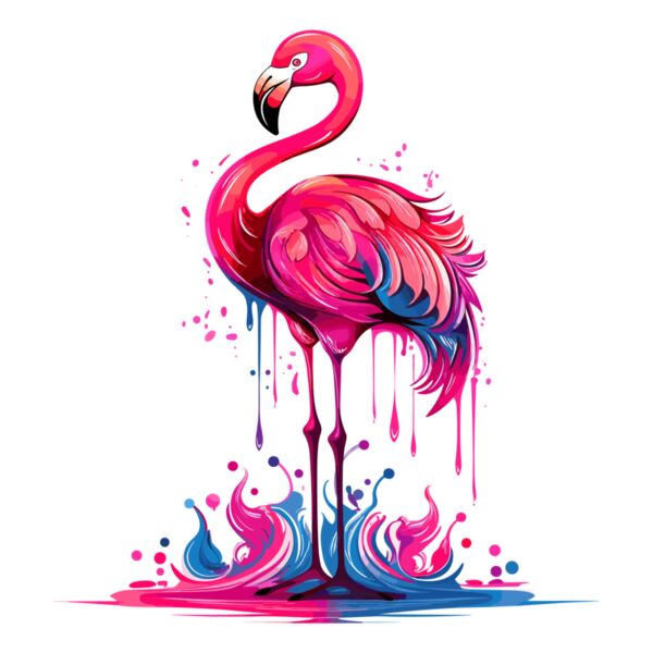 Colorful Flamingo Thumbnail