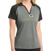 Ladies PosiCharge ® RacerMesh ® Raglan Heather Block Polo Thumbnail
